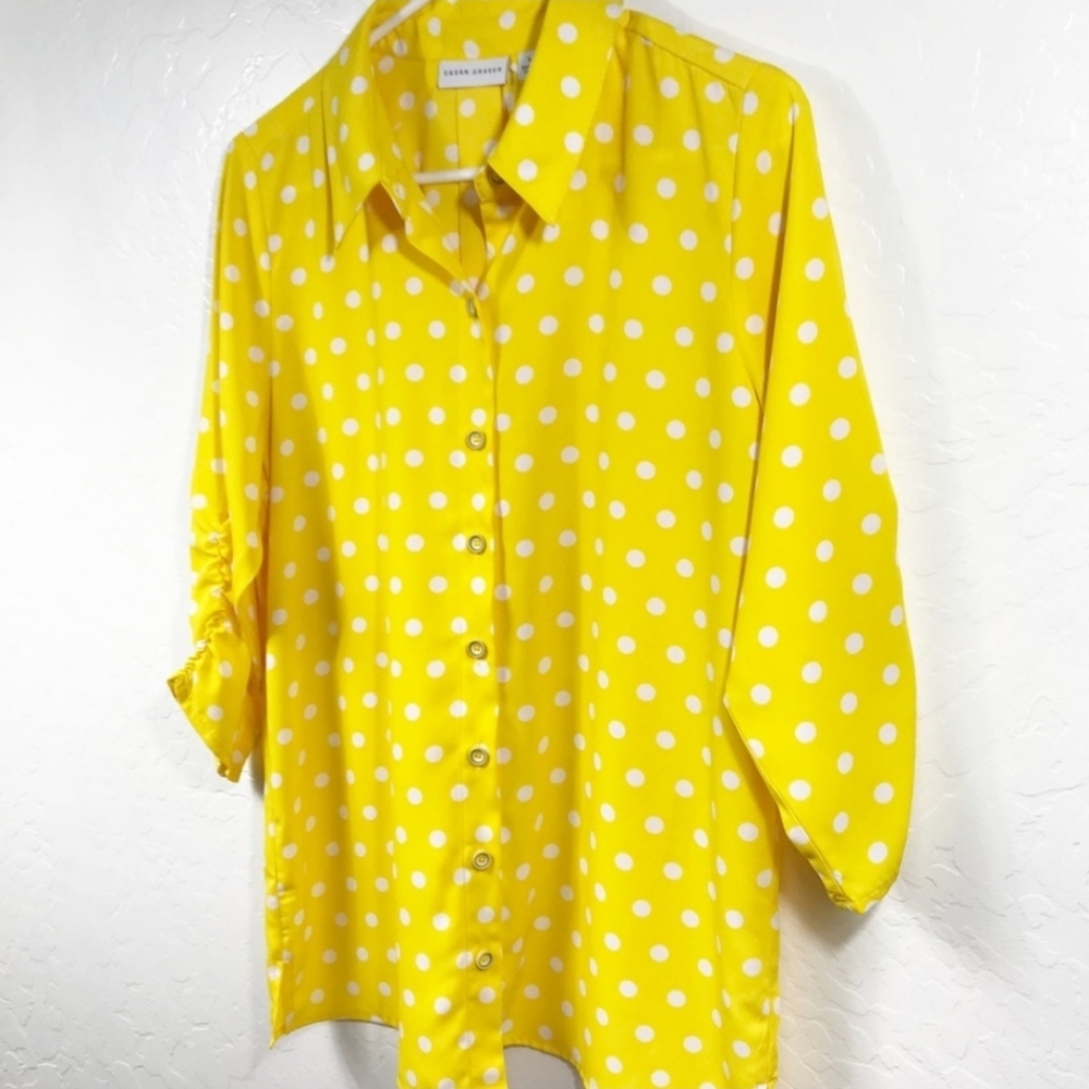 Susan Graver button down shirt
